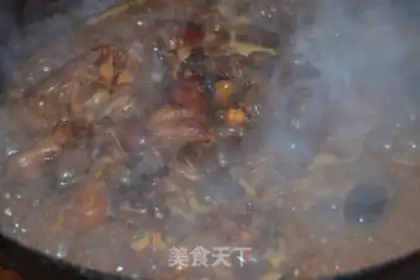 Make Red burning pig hoof step 12