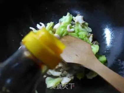 Make Shrimp abalone and cabbage step 7
