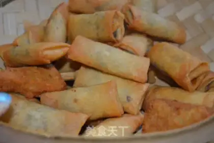 Make Spring rolls step 5