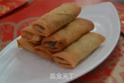 Make Spring rolls step 6