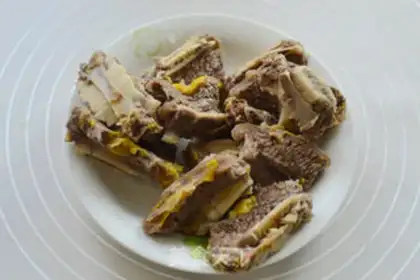 Make Cheese juice steak step 0