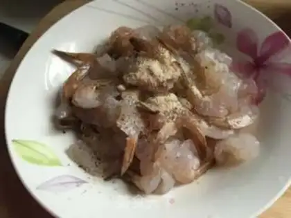 Make Red lemon shrimp step 0