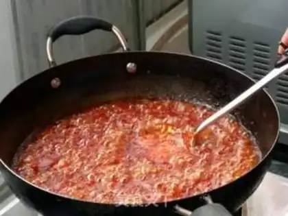 Make Spicy beef sauce step 13