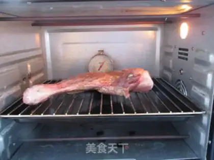 Make Roasted lamb legs with vegetable salad step 7