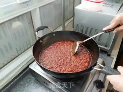 Make Spicy beef sauce step 14