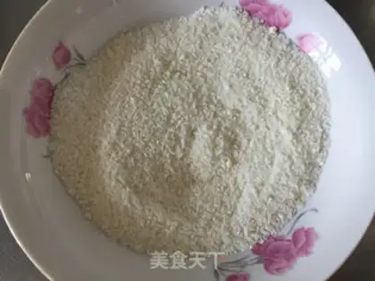 Make Protein coconut ball step 1