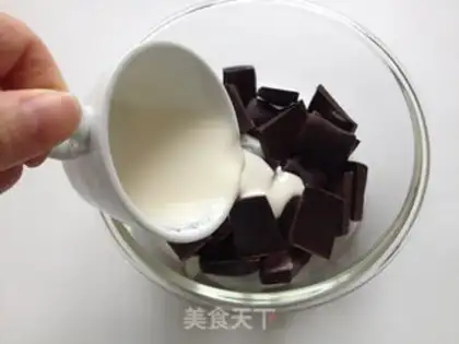 Make Chocolate truffles step 1
