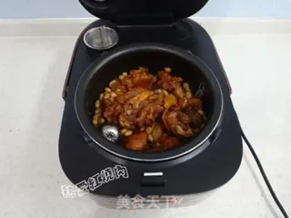 Make Peanut stew pig hoof step 15
