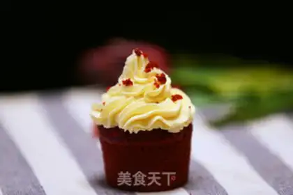Make Red velvet cupcakes step 22