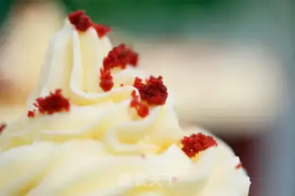 Make Red velvet cupcakes step 26