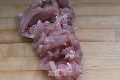 Make A melon with fried meat step 4