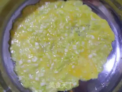 Make A yellow eggcake step 5