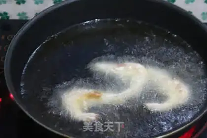 Make Souffle and back shrimp step 4