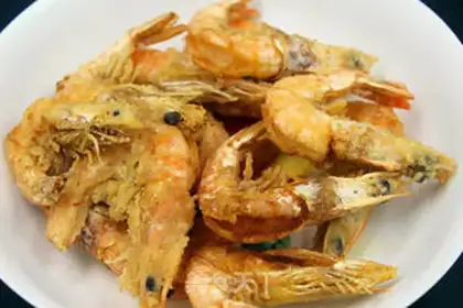 Make Souffle and back shrimp step 5