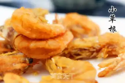 Make Souffle and back shrimp step 7
