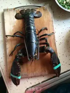 Make Garlic fan lobster step 0