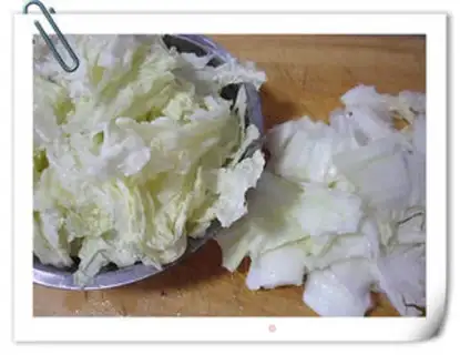 Make Shrimp cabbage step 1