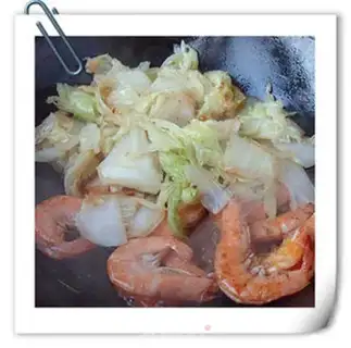 Make Shrimp cabbage step 5