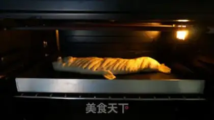 Make Cinnamon apple rich fish step 22