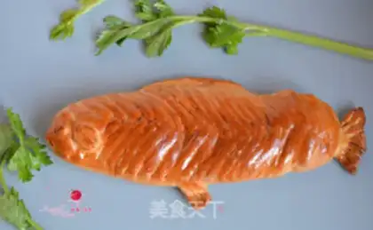 Make Cinnamon apple rich fish step 24