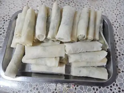 Make Three Spring Rolls step 7