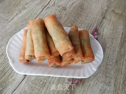Make Three Spring Rolls step 9