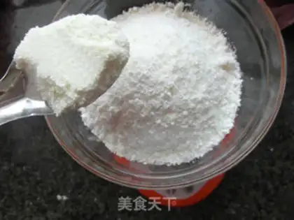 Make Coconut flower bread step 1