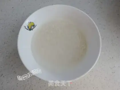 Make Rose rice step 1
