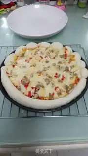 Make Pizza with a wrapper step 22
