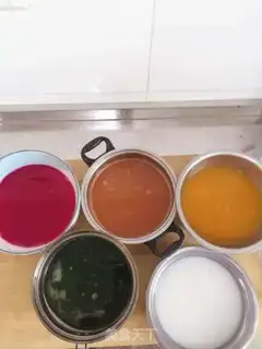 Make Rainbow rice cake step 10