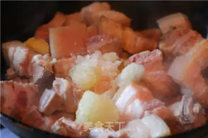 Make Water and meat step 4
