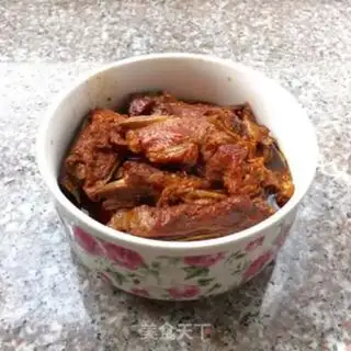 Make Red burning pork bones step 9
