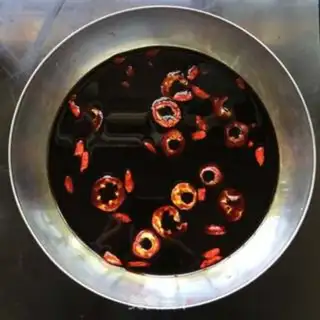 Make Red pig hoof step 1