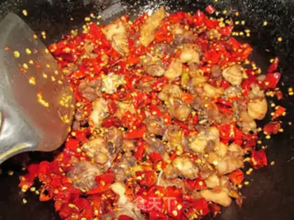 Make Spicy chicken step 6