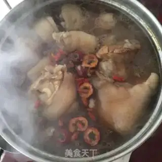 Make Red pig hoof step 3