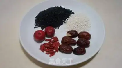 Make Chestnut Mountain, black rice step 0
