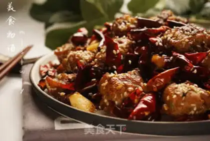 Make Secret chili chicken step 11