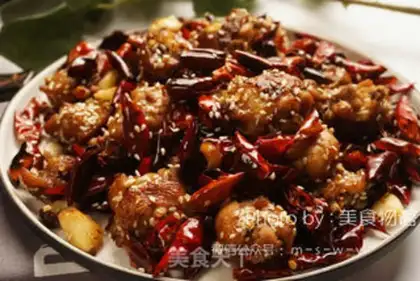 Make Secret chili chicken step 14