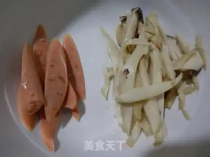 Make The apricot evaporated noodles step 5