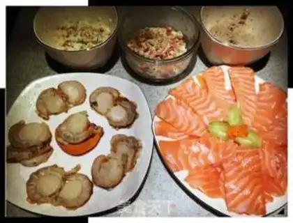Make Family sushi step 1