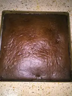 Make Skinny chocolate cake step 8