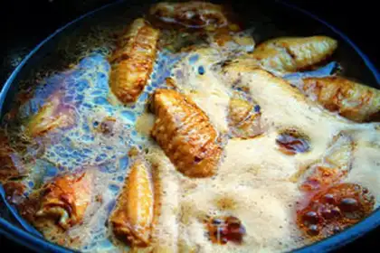Make Coke chicken wings step 9