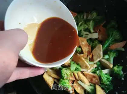 Make Tofu with broccoli step 12