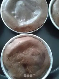 Make The lava cake step 9