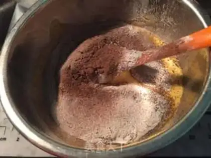 Make Chestnut nut cocoa cake step 3