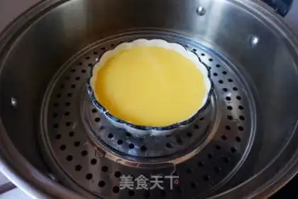 Make Shrimp steamed eggs step 5