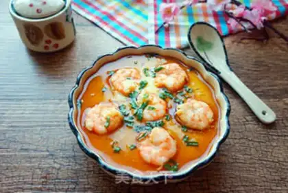 Make Shrimp steamed eggs step 8