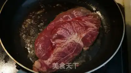 Make Black pepper steak step 2