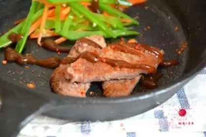 Make Black pepper steak step 5