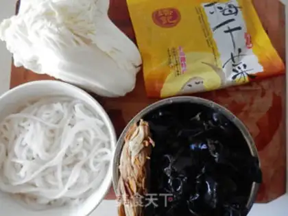 Make Plum and cabbage step 0
